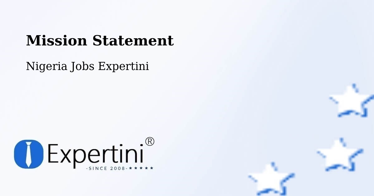 Corporate Mission – Owerri - Nigeria Jobs Expertini